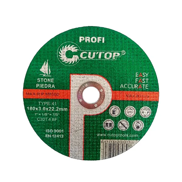 Disco Abrasivo de Corte Concreto Cutop 7" T41 180x3.0M